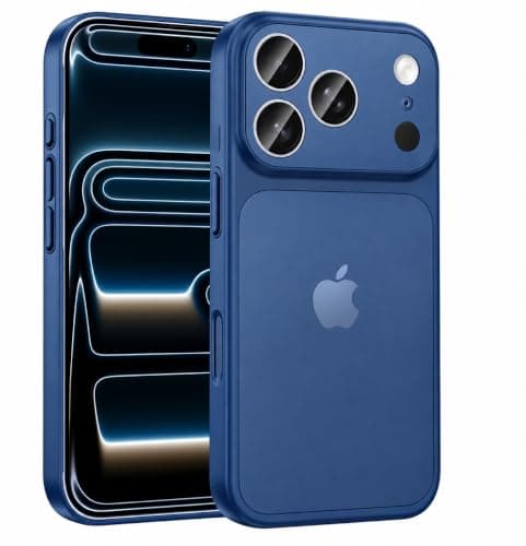 Protective Case (Compatible with iphone 17 Pro Max/iphone 18 Pro Max | Supports Advanced MagSafe technology) Featuring Camera protection; Soft TPU cover (Shock- And Scratch-Resistant) (Blue) Cellular phone case