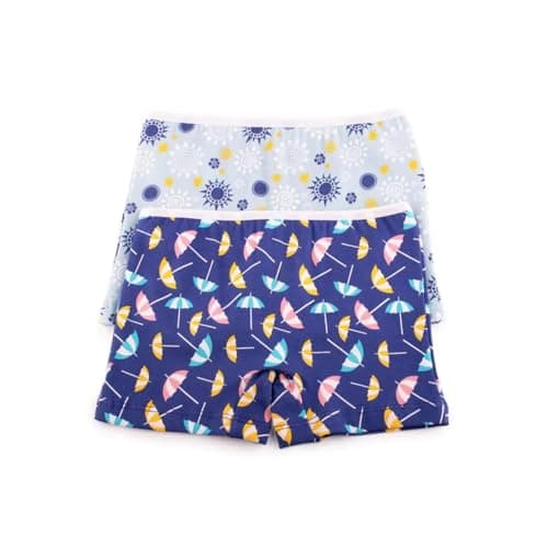 Milk Girls Pack Of 2 Cotton Hot Short Underwear Panties (68) Yrs Multicolor Underpants