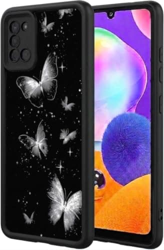 For Samsung Galaxy A31 Stylish Printed Soft TPU Shockproof Case, Raised Camera Edges, Slim Fit Protective Cover, Design 4 Cellular phone case
