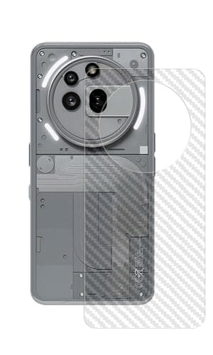 ARROWS Carbon Fiber back Sticker Anti Scratch Bubble Free Compatible With Nothing Phone 3a Pro - Not Glass (one piece) Electronic device skin