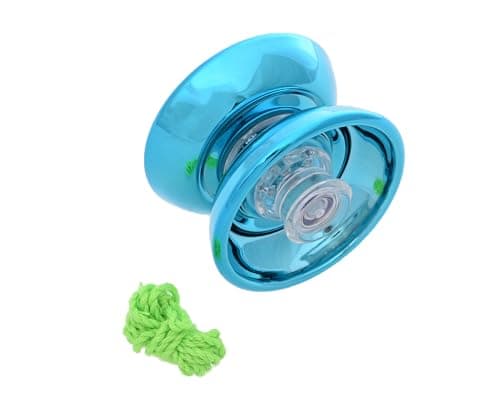 Generic Metal High Quality Spinner Yoyo Toy With Shiny Design And High Speed Add More Entertaining For Kids - Turquoise Yo yo