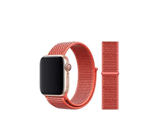 For Apple watch band Nectarine color for 42, 44 size