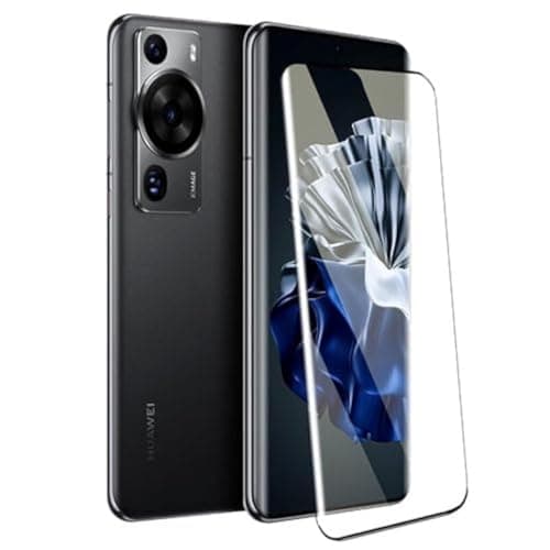 Ultra Clear Full Screen Protector Tempered Glass for Huawei P60 Pro Black Cellular phone case