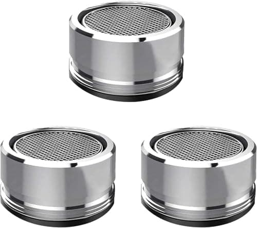 SakFun Faucet Connector Set, Assortment, Water Saving Replacement with 3 Functions, Brushed Finish (Color : Faucet Water Filter, 24mm)