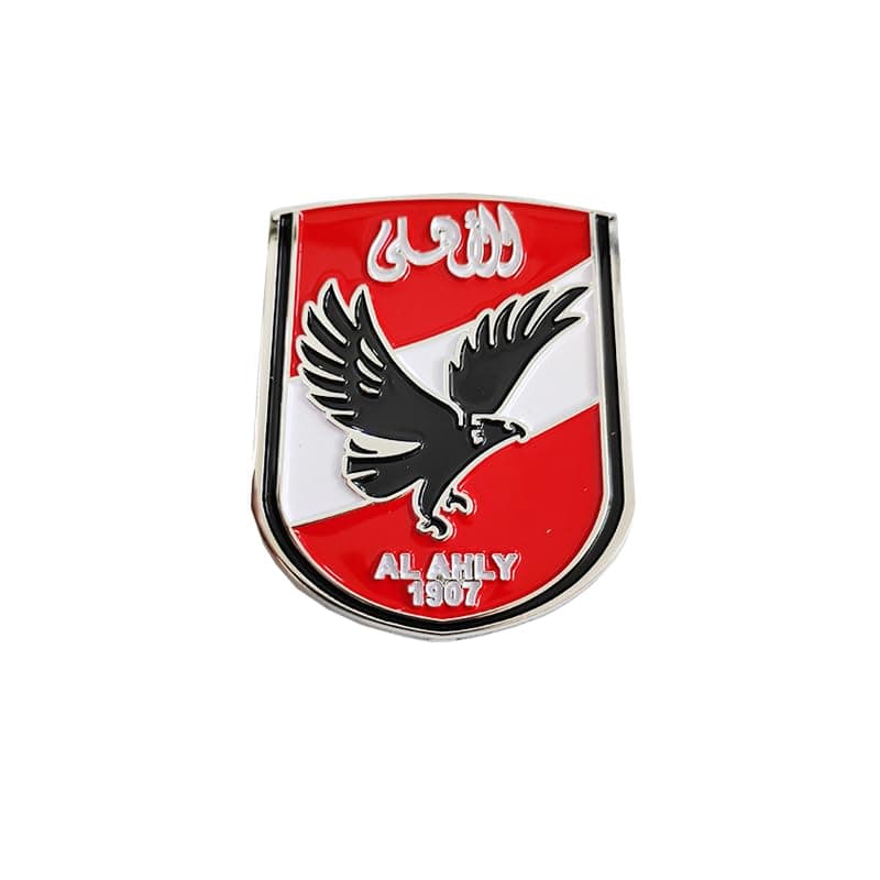 Al Ahly Club Logo Sticker for Cars, Laptop, Mobile Phone, Playstation, Motorcycle, Luggage and More (Plastic Coated Paste, Size : 8 * 6.5cm, 1 Piece, Code:9817) by KaberTrade Sticker decal