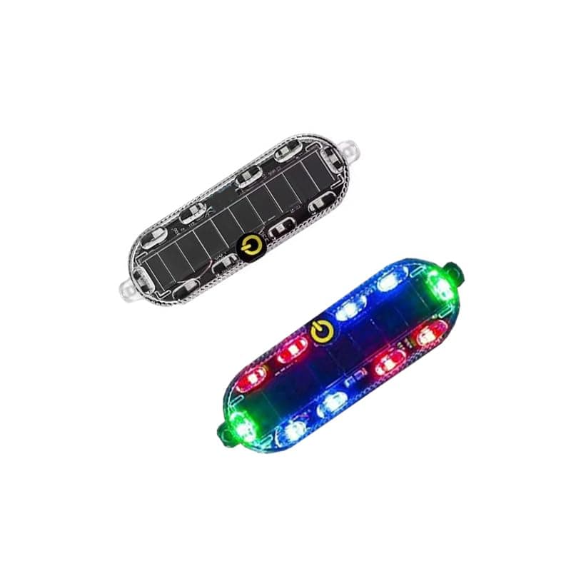 LED Light Alarm Shapes Dazzling Solar Powered Motion Sensor for Cars Motorcycles Scooters Bikes (1 Piece, Size 9.2cm, Code:10032) by KaberTrade