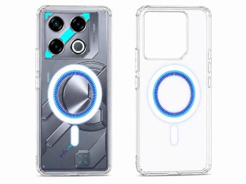 Magnetic Case for Infinix GT 20 Pro Charging Compatible When Supported | Compatible with Magnetic Car Mounts, Card Wallets & Cooling Fans