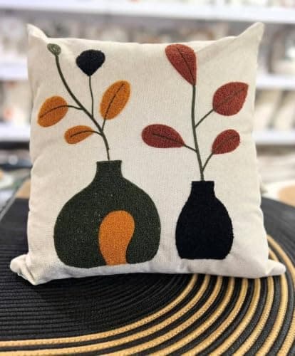 Generic Handmade Linen Cushion Cover, set of 2, .sr