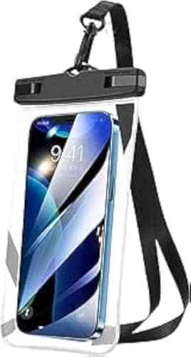 ELMO3EZZ Waterproof Smartphone Case, Waterproof Smartphone Case IPX8 Bag, Underwater Cell Phone Cover for iPhone 13 12 11 PRO Max Mini, Samsung S22/S21/S20, Huawei Xiaomi Up to 7.0"(Black)
