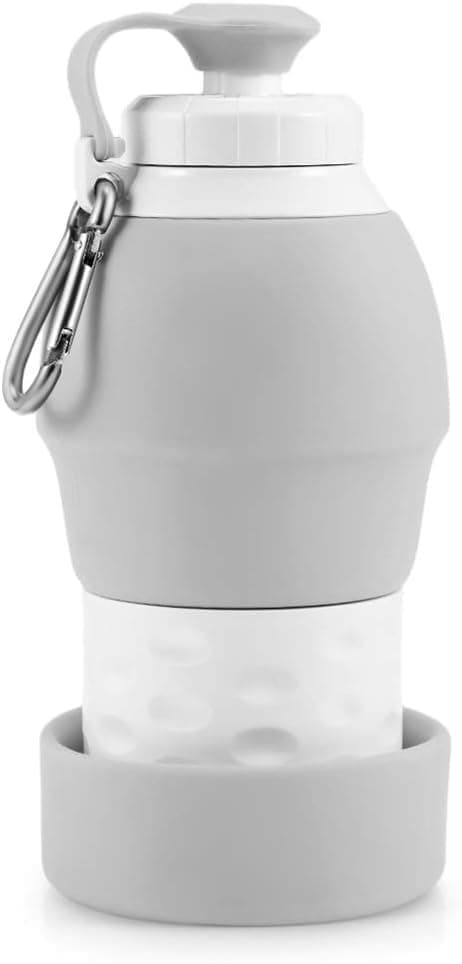 Foldable Silicone Sports Water Bottle Portable Leak-proof Gym Travel Flask