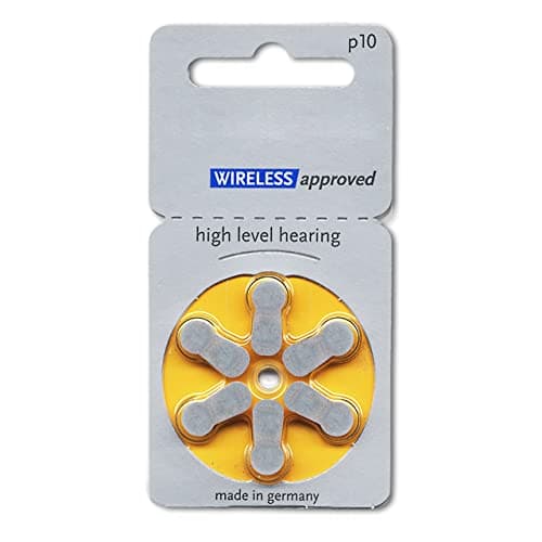 Size P10 Hearing Aid Battery 1.45V (6 Pcs Pack)
