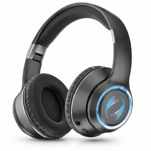 Wireless Bluetooth 5.3 Headphones SD-1014 - Foldable Hi-Fi Stereo Over-Ear Headset, TF Card Support, Sports & Gaming Earphones (Black)