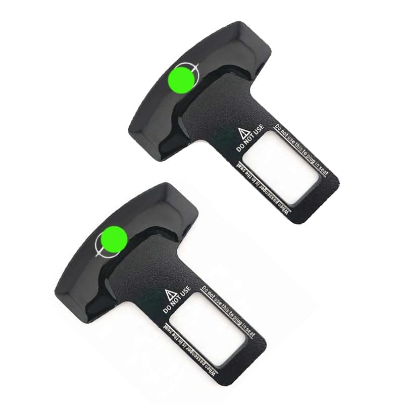KaberTrade Seatbelt Clips Car Decoration Accessories for All Cars to Make Your Driving More Comfortable and Flexible (Metal Scraper, Fit and Compatible with Opel, 2 Pieces, Code:7563) Auto accessory