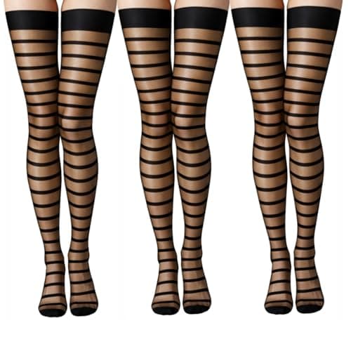 Silvy Womens Set Of 3 Pieces Jaquard Stockings Socks Set Of 3 Pieces Jaquard Stockings Socks (pack of 1)