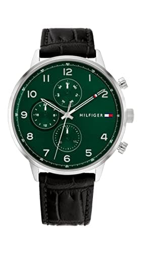 Tommy Hilfiger THW Men's Analog Quartz Watch with Leather Strap 1791985
