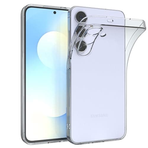EAZY CASE - Mobile Phone Case Silicone Compatible with Galaxy S25 FE Case Drop Protection Lightweight Cover Slim Silicone Case in Transparent Cellular phone case