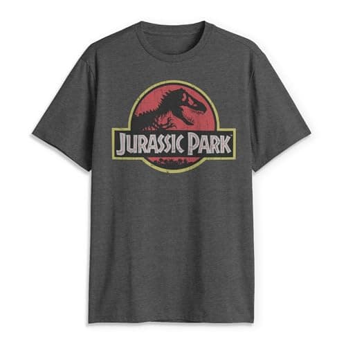 Jurassic Park Men's Classic Movie Logo T-Shirt
