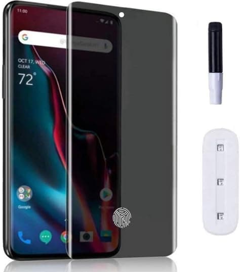 Tempered Glass | Curved UV Privacy Screen Protector Guard for Motorola Moto Edge G85 | Full Screen Coverage/Anti Spy/HD/Easy Application | Fingerprint Working/9H Hardness