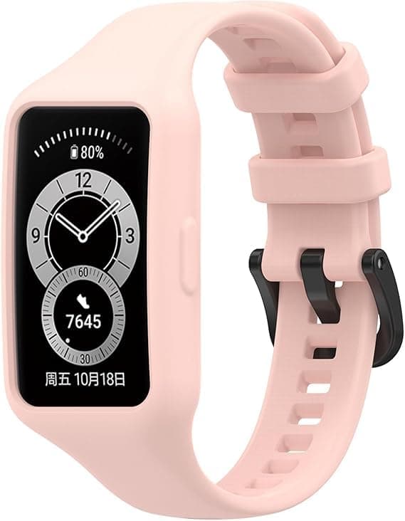 Sport Armband Compatible with Huawei Band 6/6 Pro/ 7/Waterproof Silicone Replacement Strap for Honor Band 7/6 Men Women