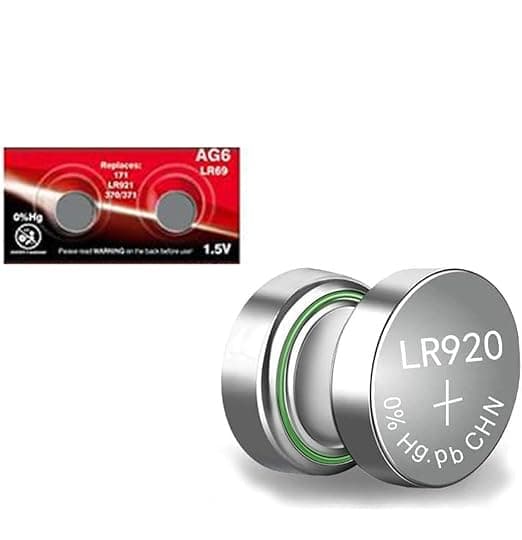 2PCS Alkaline Button Cell Batteries 1.5V AG6 AG6 371A 371 370 SR69 LR920 LR69/171/921 Batteries Battery