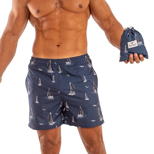 Men's Swim Shorts & Matching Bag by White Eagle Swimwear