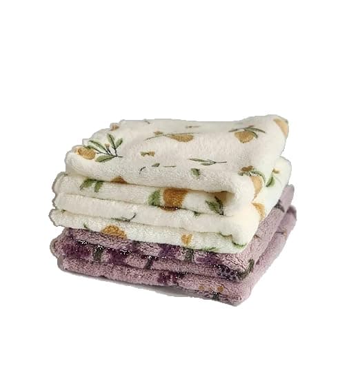 Soft Absorbent Towel - Multipurpose Towel for Kitchen, Bathroom, Daily Cleaning - Comfortable to Use and Absorbs Water Quickly - Quiet Colors and Assorted Patterns KH