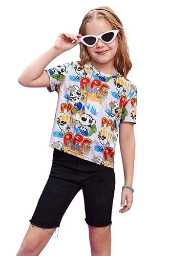 Mizah Kids T-Shirt With Fun Colors And Creative Designs, Comfortable Cotton, Perfect For Outings And Daily Occasions For Girls Coordinated outfit