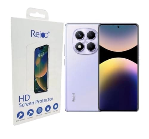 Screen Protector Front and Back Nano Gelatin Hard (9h) Compatible with Redmi note 14 pro Hydrogel Flexible (Clear)