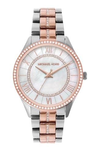 Michael Kors Casual Watch Women, Japanese Quartz Movement, Analog Display, Silver SilverStrap-MK3979