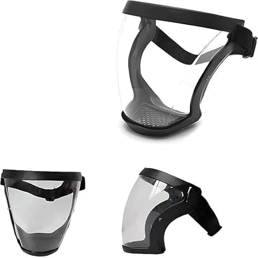 Anti Dust Mask - Clear Anti-Fog Mask with Adjustable Design and Replaceable Filter for Daily Activities and Outdoor Use - AGA Safety mask