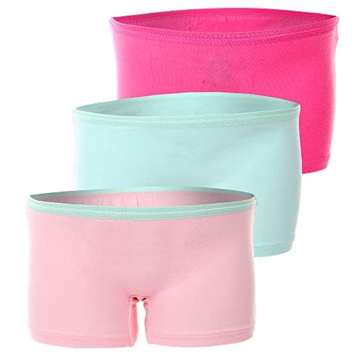 Bundle Of 3 Stretch Cotton Hotshort Panties - For Girls - Multicolor Underpants