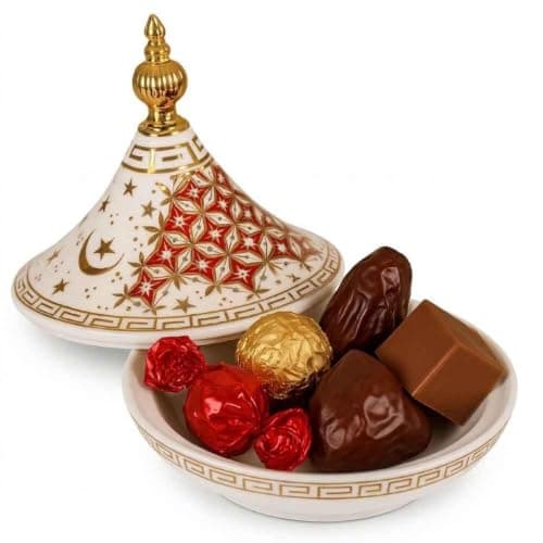 Mini Marble Porcelain Bonbonniere with Porcelain Base Elegant Candy Dish for Chocolate and Sweets Luxury Kitchen Decor and Hospitality Serving Bowl