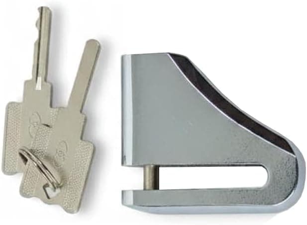 KaberTrade Bike Lock Motorcycle Mini Scooter Brake Lock Anti-Theft Heavy Duty (Hard Disc Lock Code:1817) - KaberTrade