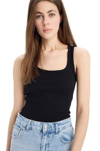 DeFacto Womens Core Slim Fit Round Collar Knitted Athlete Athlete (pack of 1)