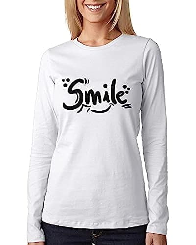 Print Online"SMILE" T-Shirt