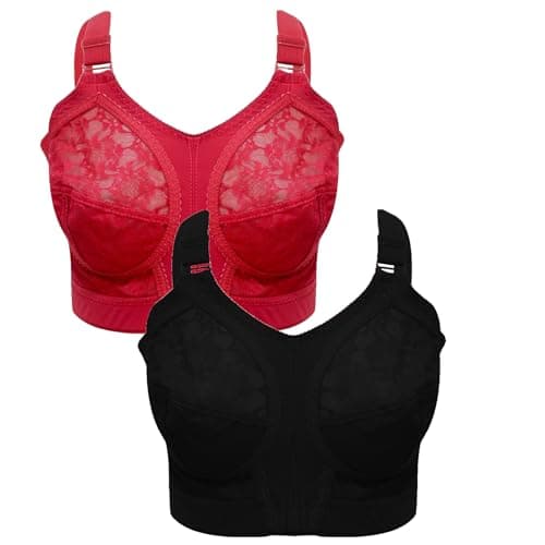 Lasso Women Set Of 2 Pieces Ultra Support Bask Bra Cup D Bra (pack of 2) Underwear