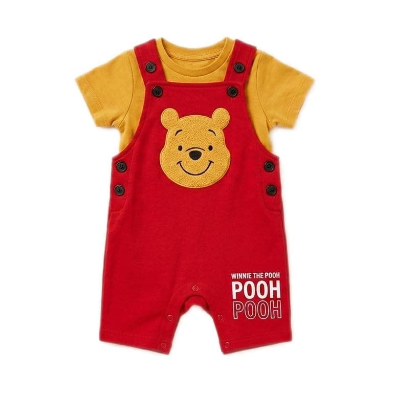 Bebic Dungaree Romper + T-shirt Set for Baby Boys - Baby dungaree romper set