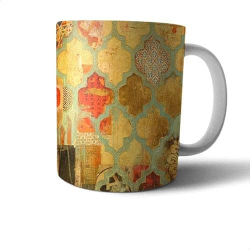 Ceramic Patterns Print Mug - Multi Color Drinking cup