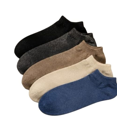 Men's Ankle Socks, 3 Pairs, Multicolour | Low Cut Style, Everyday Wear, Assorted Colours, Casual Comfort, Breathable Knit