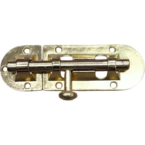 Metal Bolt for Interior Door, Suitable for Room and Bathroom Door | 3 bolts total for 3 room doors,suitable size 3 inches (10cm approx) Doorstop