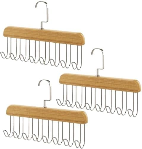 Wood Wall Hanger with 8 Hooks – Versatile Clothes Hanger – Durable Design for Home Organization AR