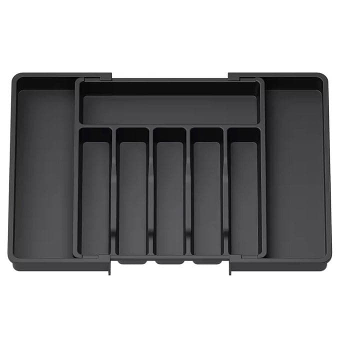 Expandable Kitchen Utensil and Spoon Drawer Organizer | High quality plastic, space saving, versatile, fits most drawers, imported product