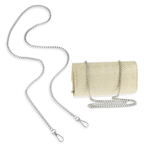 Giantree 47"/120cm Purse Chain Strap, Shoulder Cross Body Sling Chain Wallet Strap Crossbody Replacement Chain DIY Replacement Strap for Purse, Handbag Clutch Messenger Bag