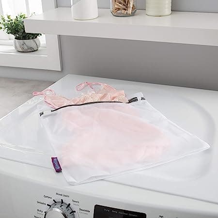 1 Piece Durable Mesh Laundry Bag, Underwear And Delicate Clothes Laundry Bag Organizer For Travel - Rectangle Shape 50x40 Cm