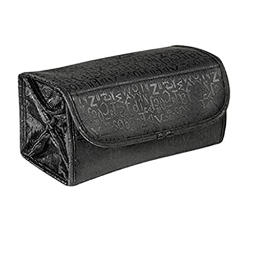 Travel Cosmetic Makeup Storage Bag Hanging Toiletry Organizer Foldable Large Capacity Bathroom Wash Bag In Bag Women Portable Bath Shower Case Holder Pouch with Hanging Loop 4-Layer Roll-up (black)