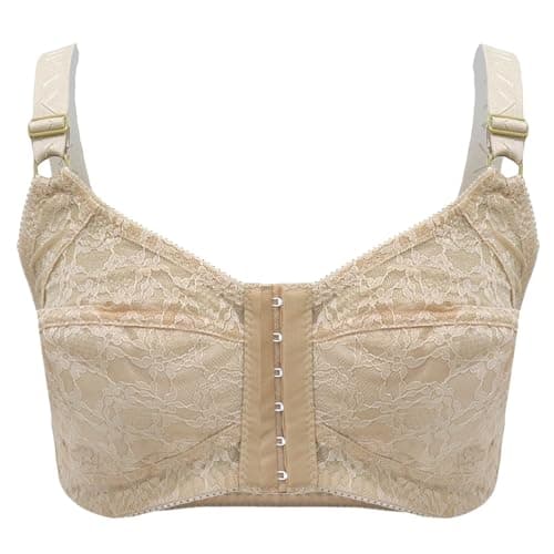 Lasso womens Front open Bra with lace Bra (pack of 1)