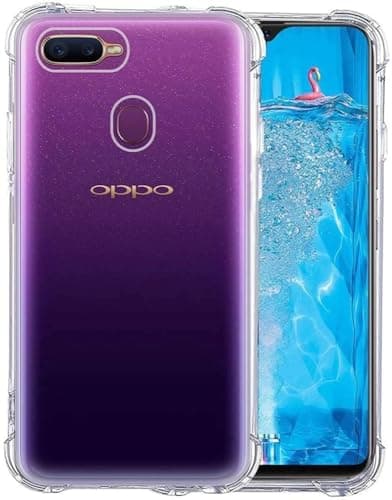 Clear Case Cover for Oppo F9 TPU Silicone Rubber Bumper Reinforced Back Cover for Oppo F9 (Clear) Cellular phone case