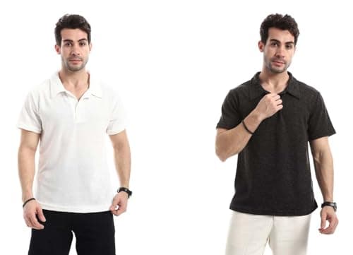 Red Circle Mens Bundle of 2 Ivory Dune Relaxed T-Shirt Bundle of 2 Ivory Dune Relaxed T-Shirt