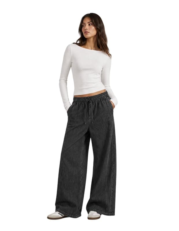 Raw Denim Joggers,size XS-CO01