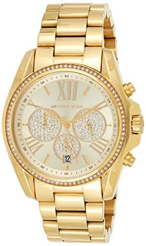 Michael Kors Women's Bradshaw Pav Gold-Tone Watch MK6538